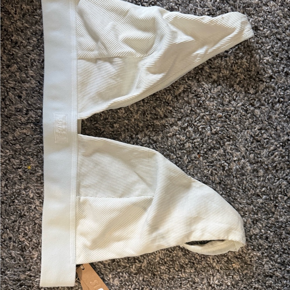 SKIMS Ivory Ribbed Bralette - Picture 2 of 6